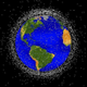 Illustration for article titled The Earth Has A Halo Of Space Crap